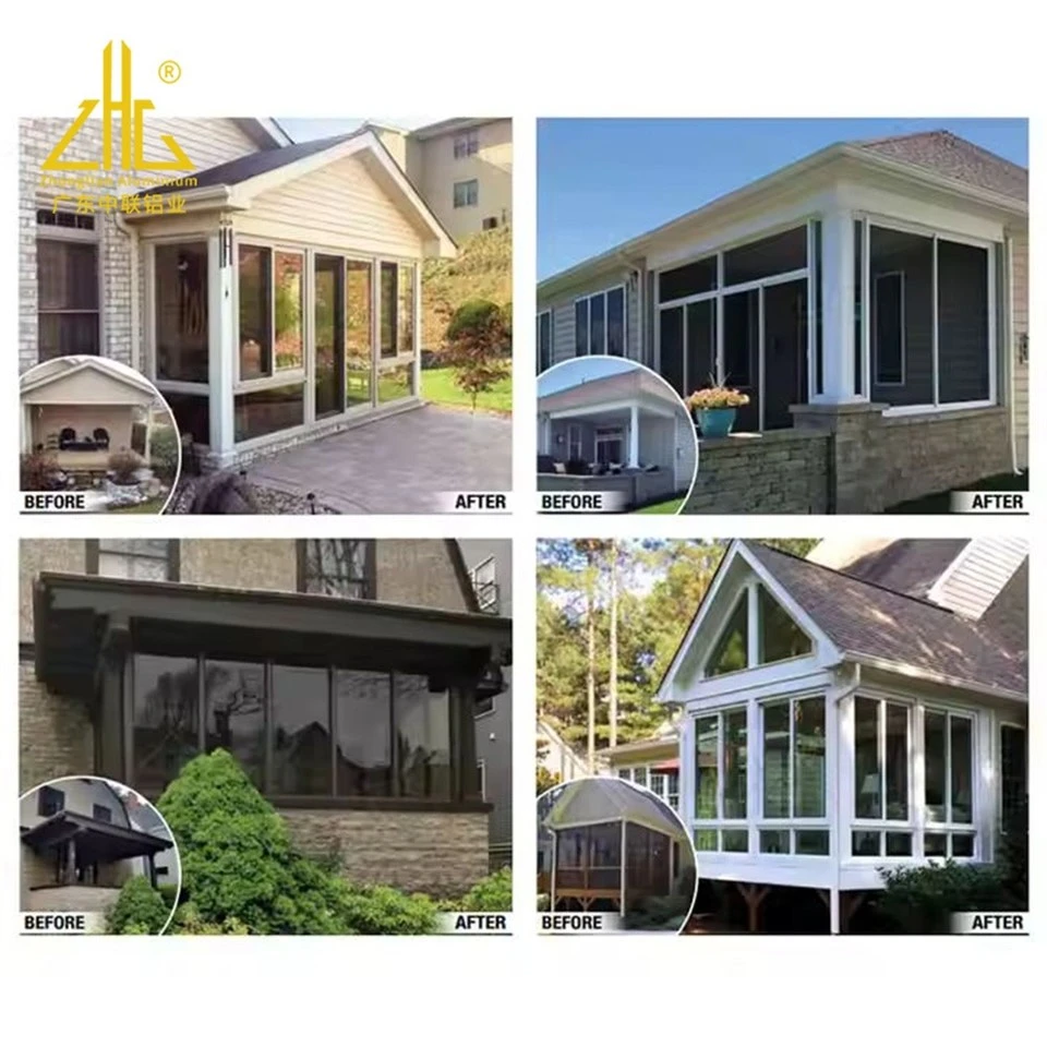 Aluminum Extrusion Aluminum Framing Profiles For Sunroom
