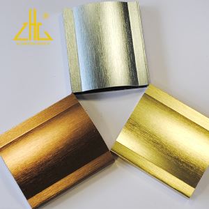 Koutim fini aliminyòm extrusion Profile Fabrication ak CNC D '